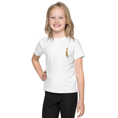 T-Shirt Erdmannson gedruckt auf Kinder – Weiß