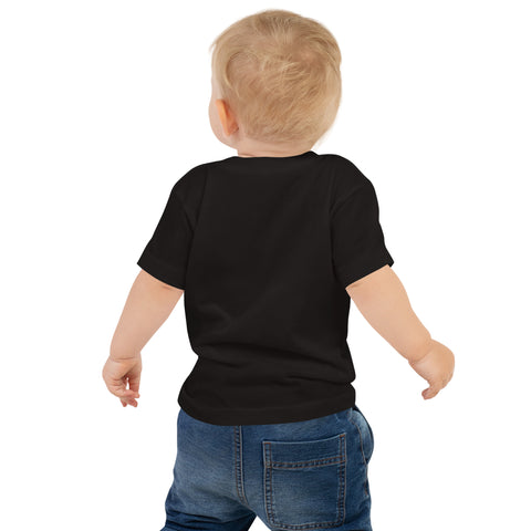 T-Shirt Nilpferdson gedruckt auf Baby – Schwarz