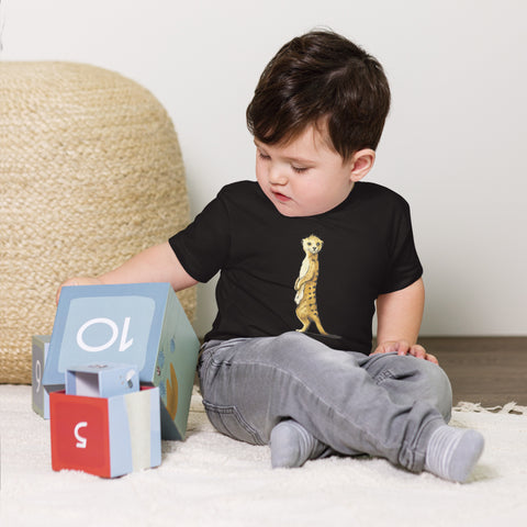 T-Shirt Erdmannson gedruckt auf Baby – Schwarz