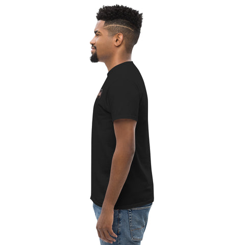 T-Shirt Nilpferdson gestickt auf Unisex – Schwarz