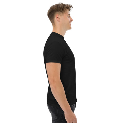 T-Shirt Kolibri gestickt auf Unisex – Schwarz